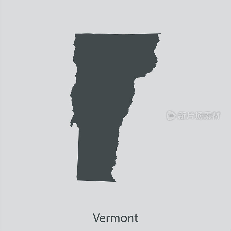 佛蒙特州地图