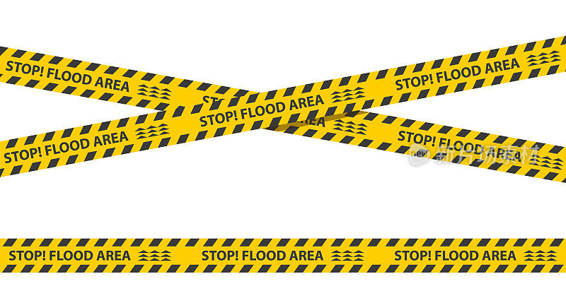 洪水警告标语