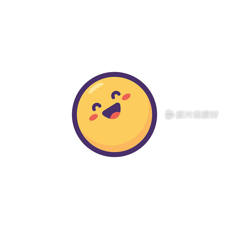 Emoticon平面色彩线条艺术光影设计