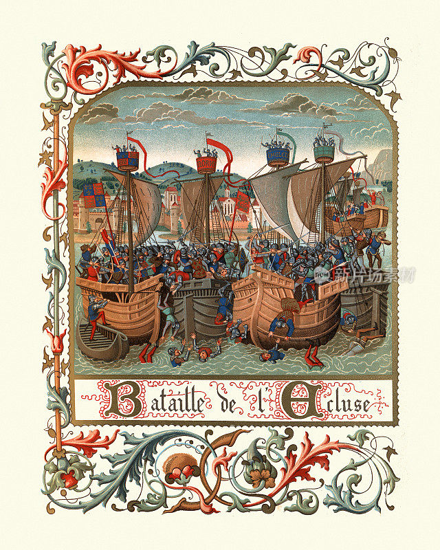 斯路易斯之战，中世纪海战