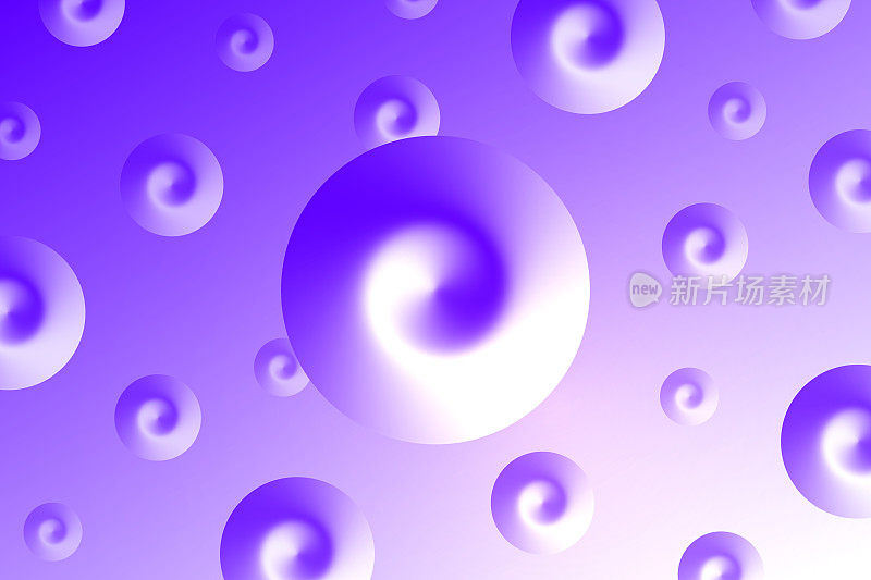 抽象梯度背景与紫色螺旋线