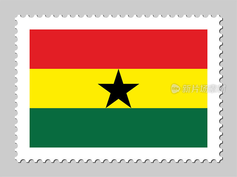 加纳国旗邮票