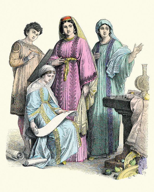 古代世界的服装和时装，公元4至6世纪时期的基督徒