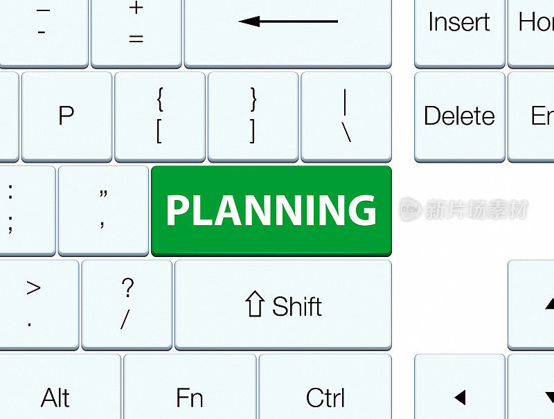 规划绿色键盘按钮