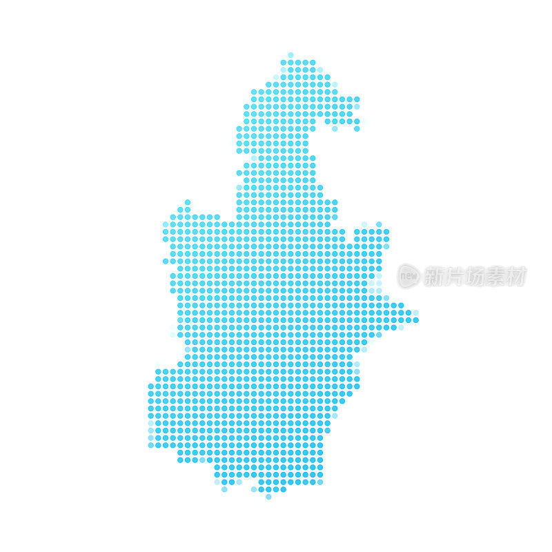 天津地图白底蓝点