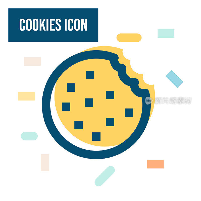 Cookies图标彩色设计