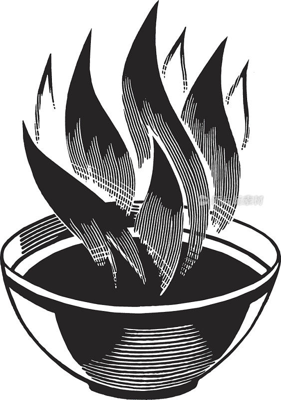 燃烧的热汤