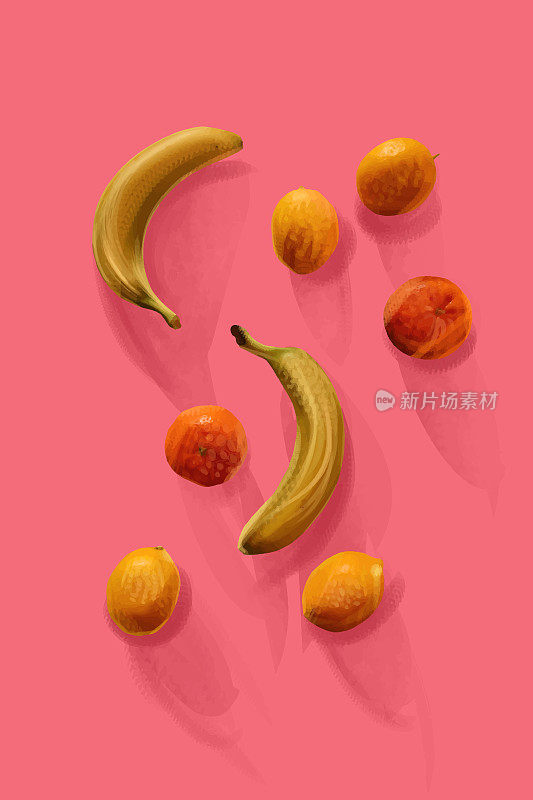 柑橘类水果和香蕉