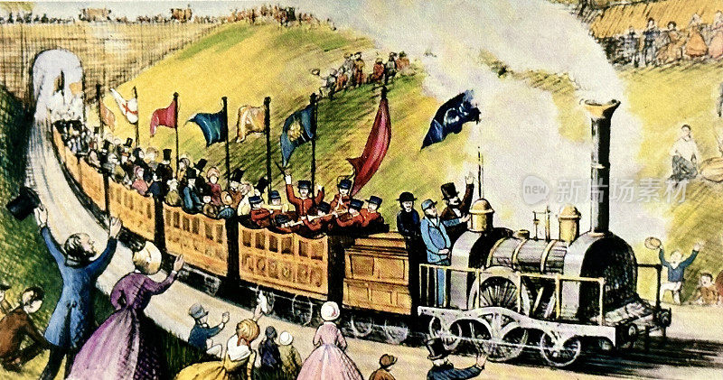 1841年从莱斯特到拉夫堡的火车之旅
