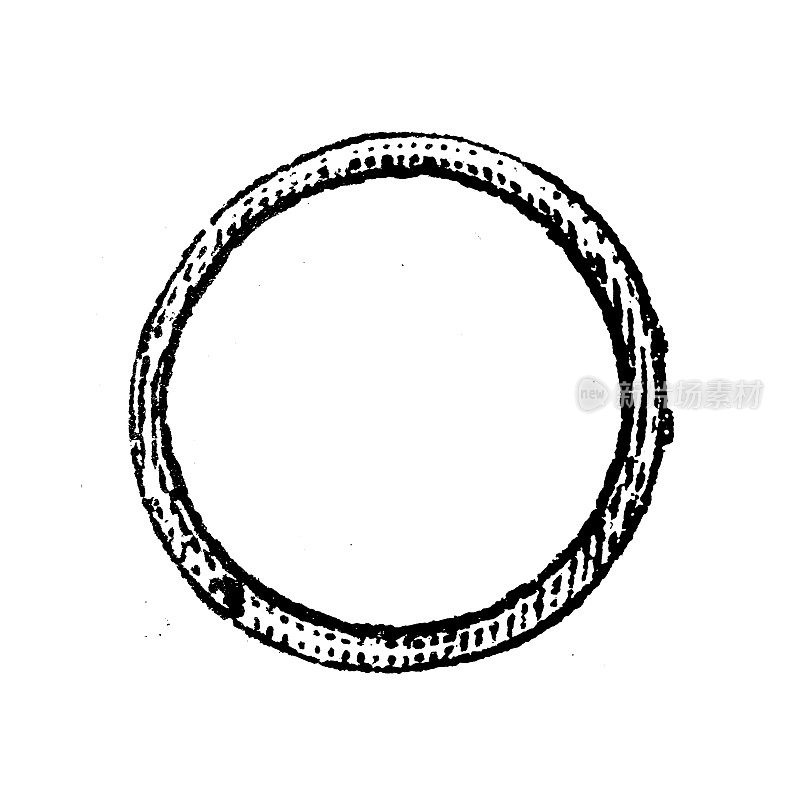 古玩雕刻插图:戒指箍