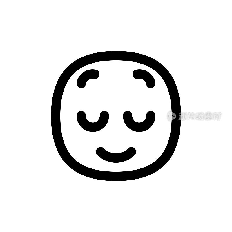 表情符号线条艺术