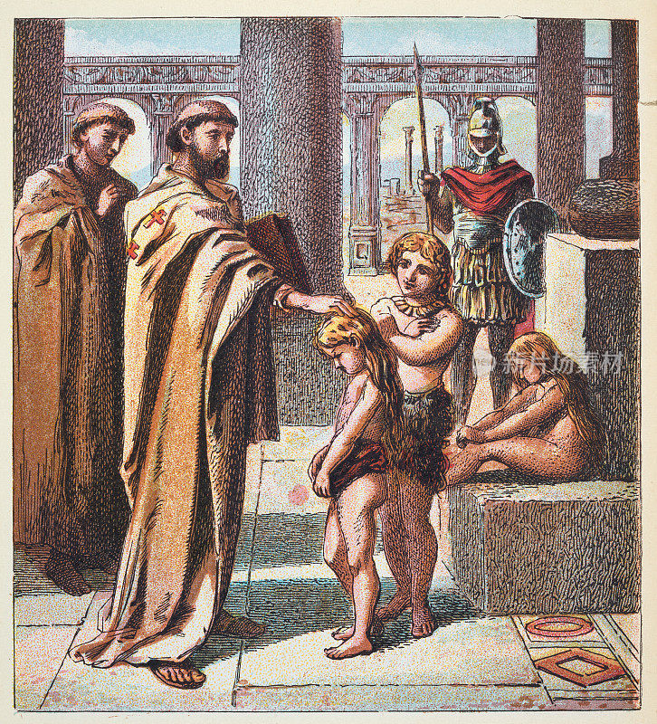 教皇格里高利一世和盎格鲁撒克逊的孩子们