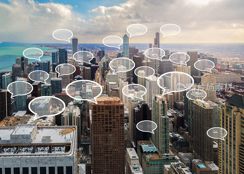 浅谈芝加哥城市景观通信技术的概念