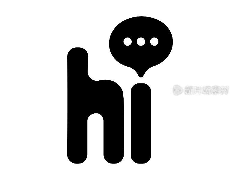 嗨,说话带思想泡泡