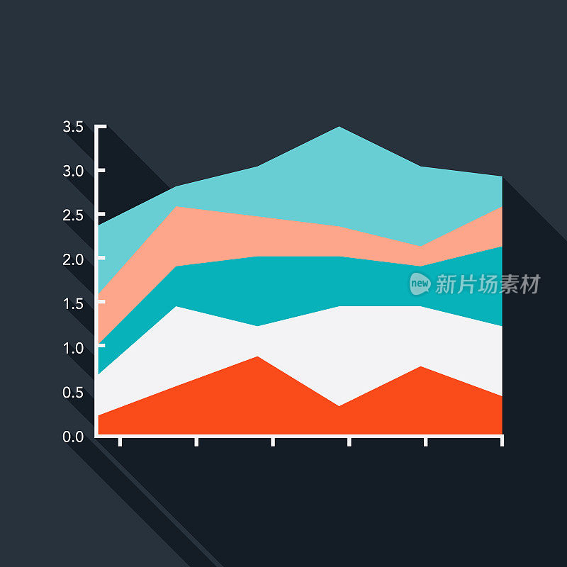 面积图图标