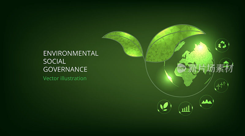 世界可持续环境概念设计。