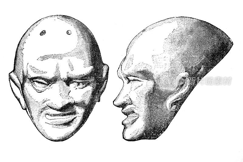 罗马戏剧中骗子的面具