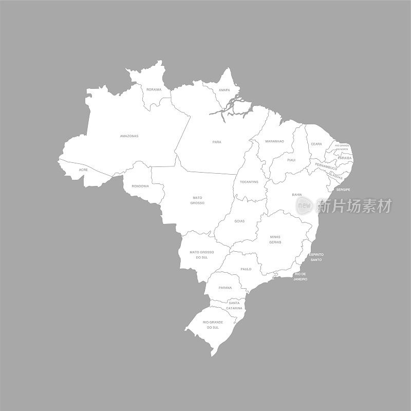 巴西地图