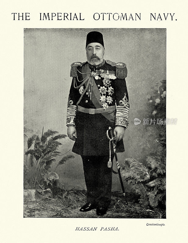 哈桑・帕夏，奥斯曼帝国海军上将，19世纪90年代军事史