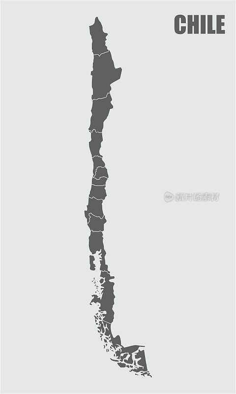 智利地区地图