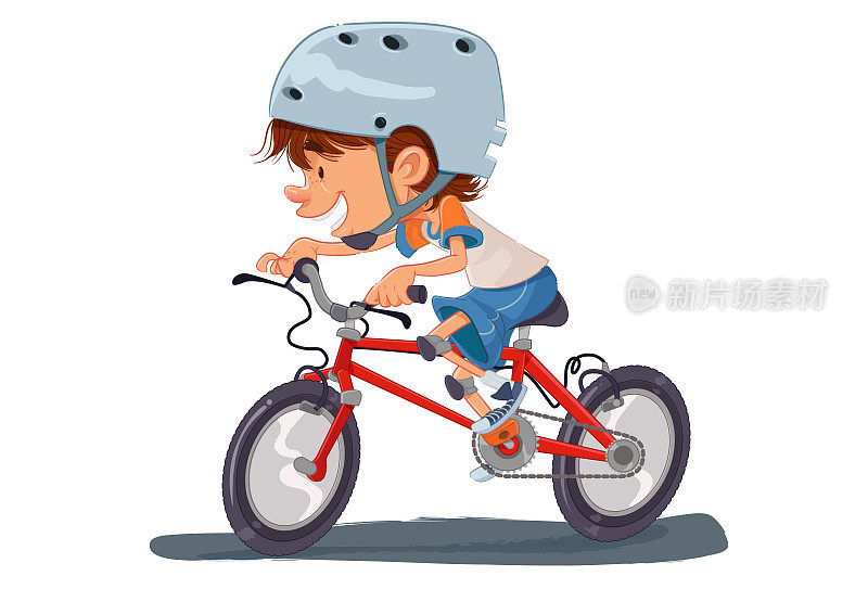 自行车的男孩
