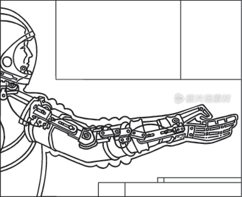 宇航员的手臂