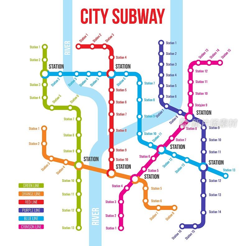 城市地铁、地铁地下交通方案