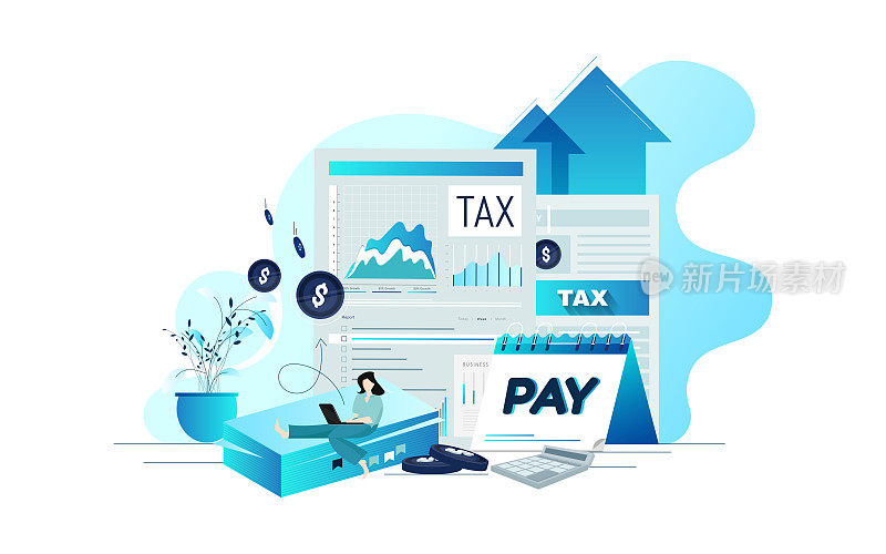 税务财务分析，税务在线，会计服务理念。