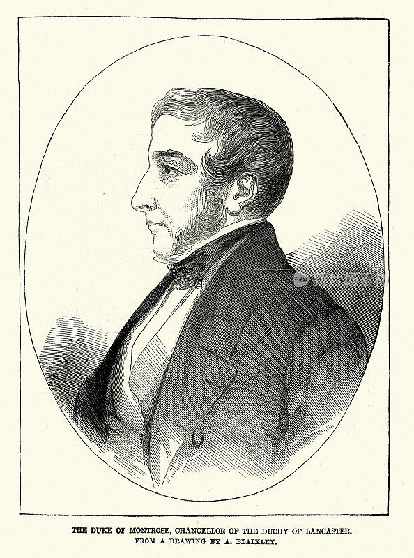 詹姆斯·格雷厄姆，蒙特罗斯公爵第四世，英国保守党政治家，1858年至1859年担任兰开斯特公国大臣
