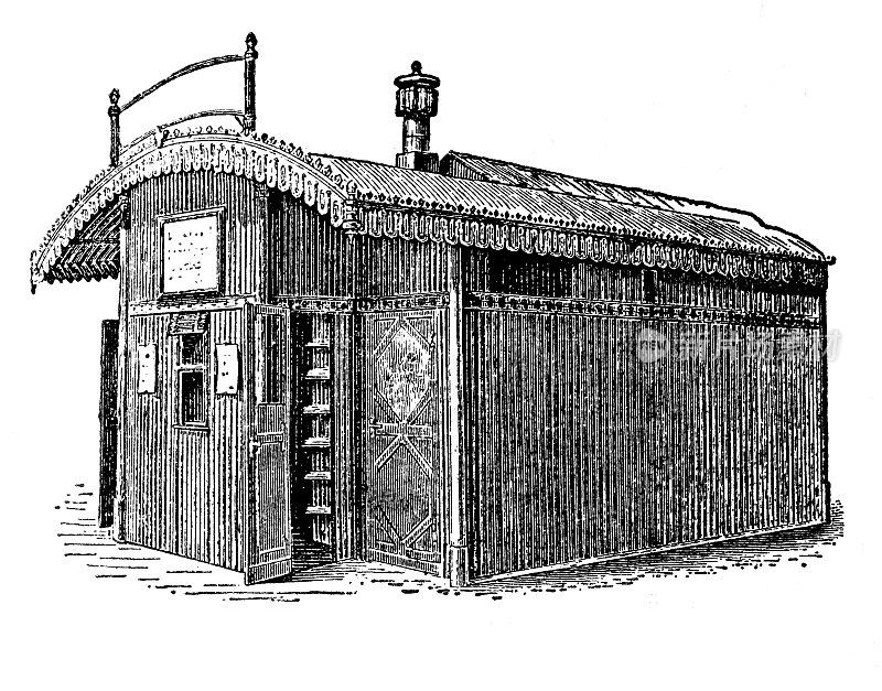 19世纪的公共厕所