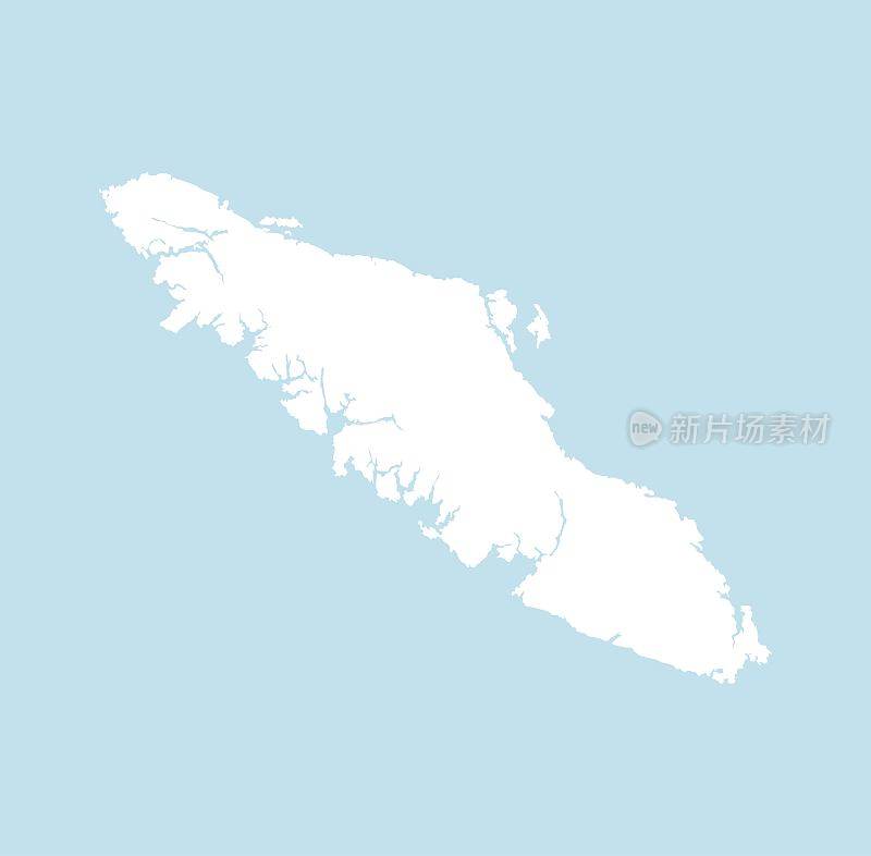 温哥华岛地图
