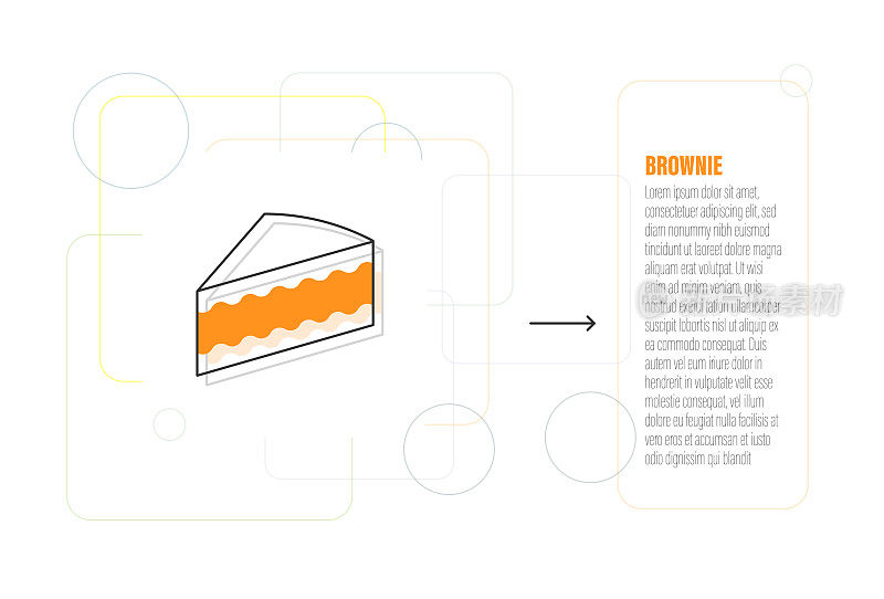 布朗尼线图标设计