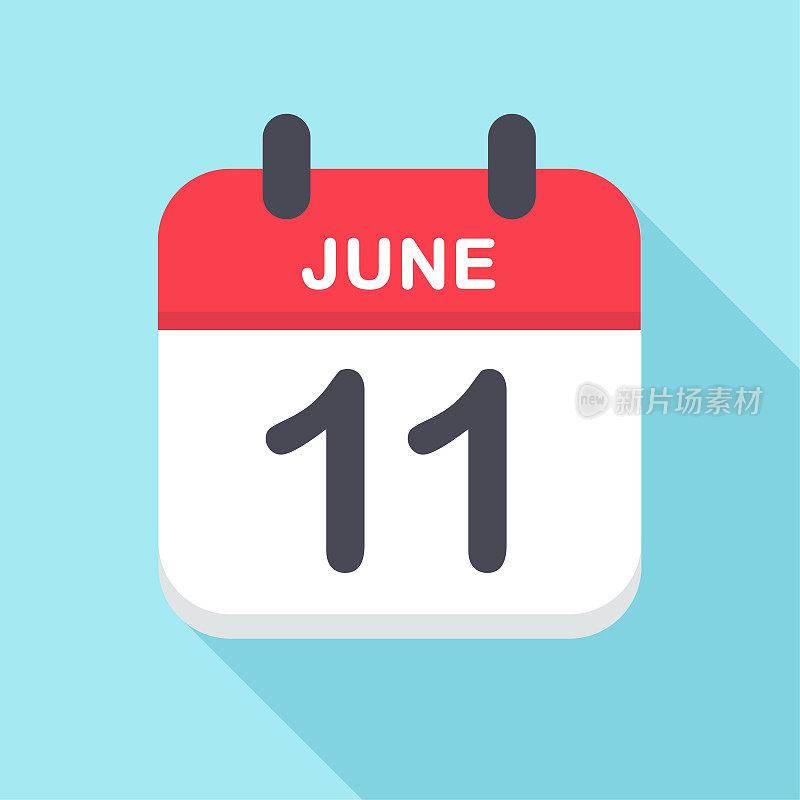 6月11日-日历图标