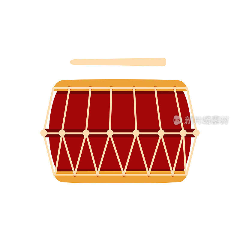 亚洲传统乐器韩国鼓