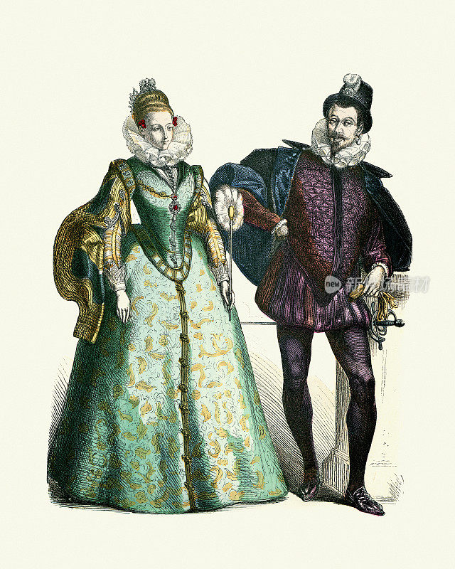 16世纪西班牙贵族的时尚