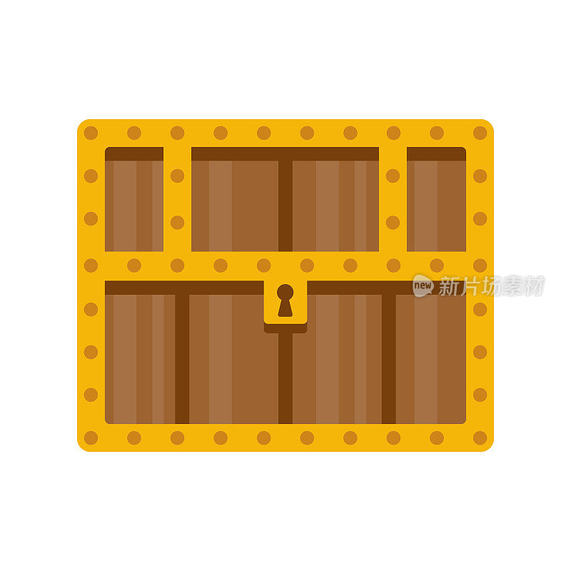 宝箱图标上透明的背景