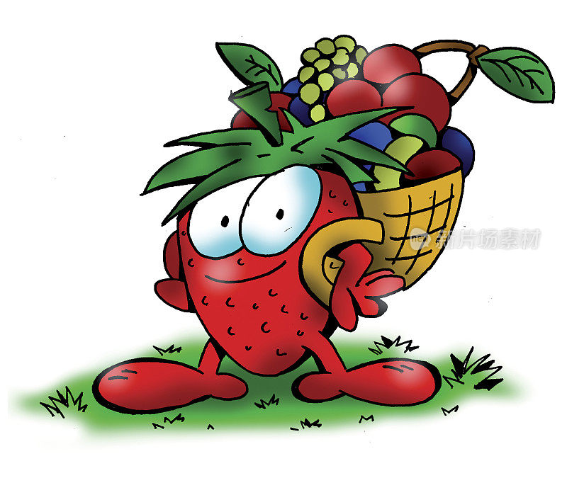 草莓用篮子