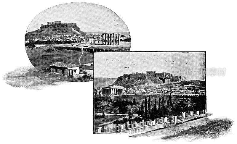 雅典卫城位于希腊雅典，建于19世纪