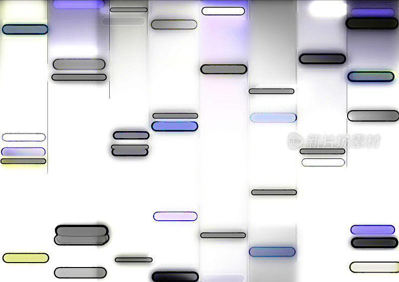 用于科学研究目的的DNA标记的特写