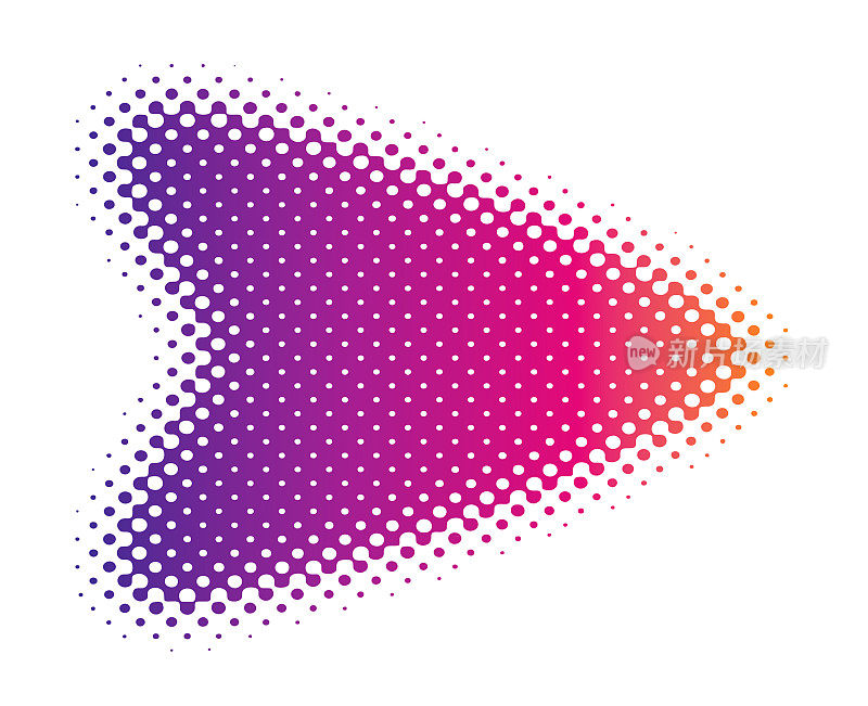 复古风格边框与半色调模式