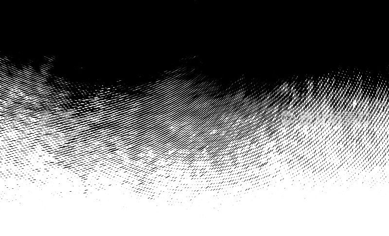 黑色粗糙梯度线条图案