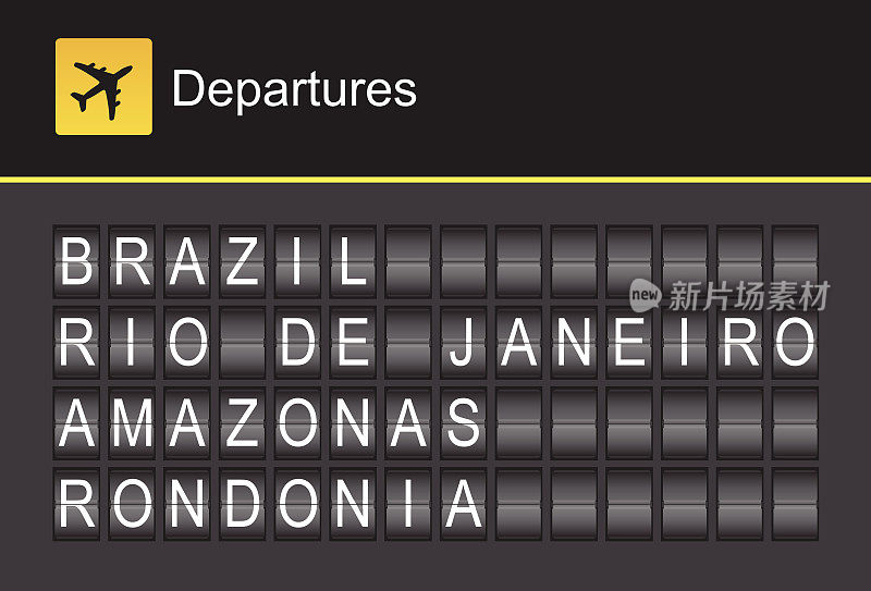 巴西翻转字母表机场起飞，巴西