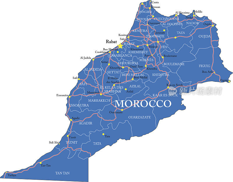 摩洛哥地图