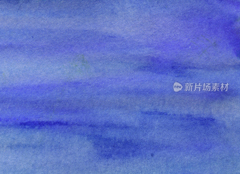 彩色的蓝色色调用笔触手绘纹理