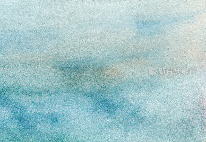 粉彩蓝色手绘背景