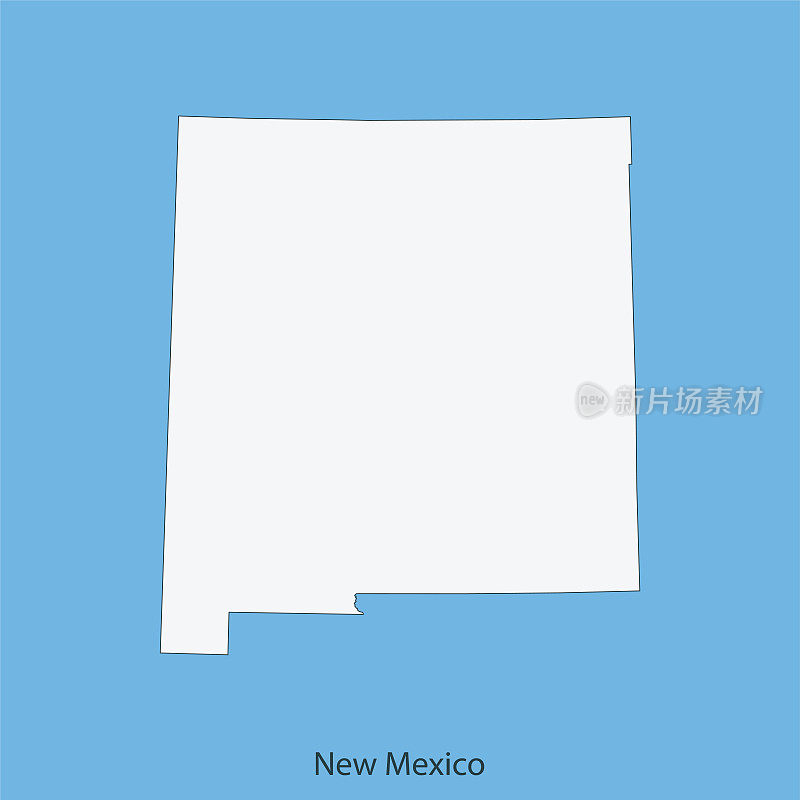 新墨西哥州地图