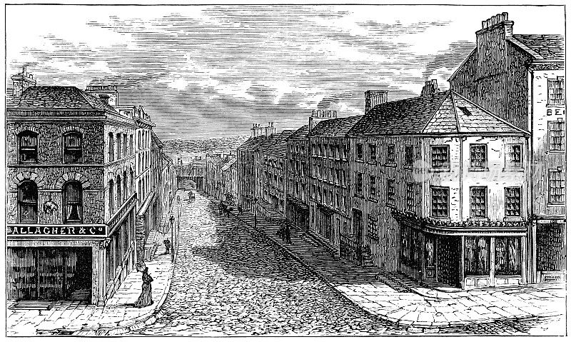 伦敦德里街，北爱尔兰，19世纪