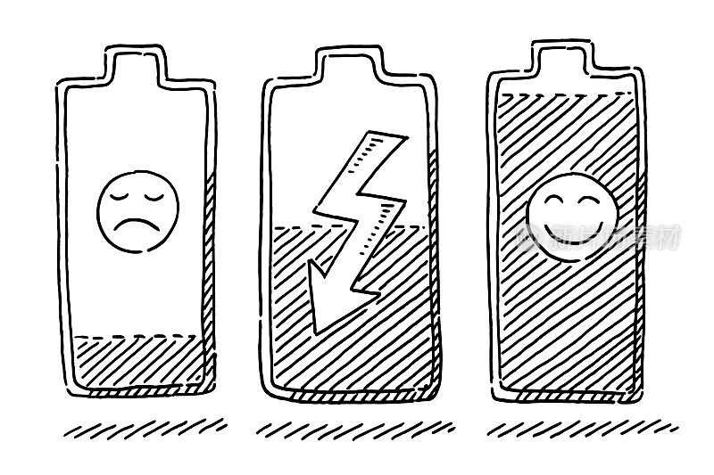 充电电池充电图
