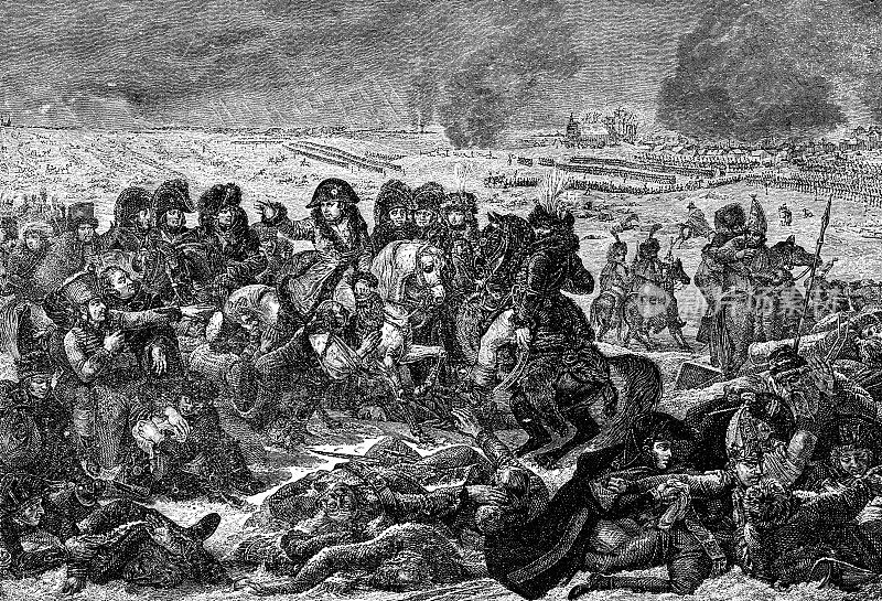 《艾劳战场上的拿破仑》安东尼・让・格罗著――19世纪