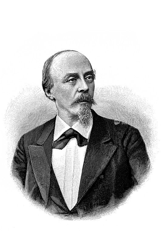 汉斯・冯Bülow(1830-1894)，德国指挥家和作曲家